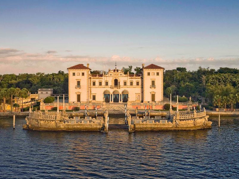 vizcaya main house from the water