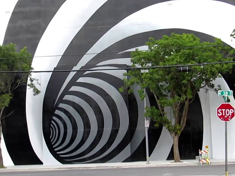 wynwood art piece - swirling vortex